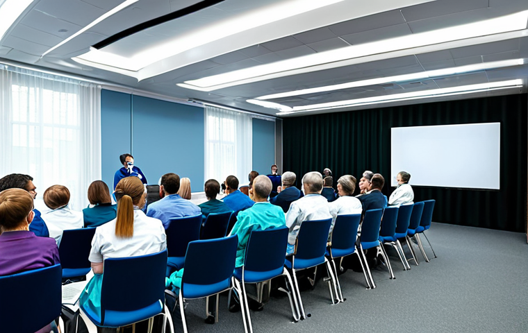 보건학과 교재 추천 - Doctor Examining a Patient in a Modern Clinic**

A doctor wearing a clean, white lab coat examines a...