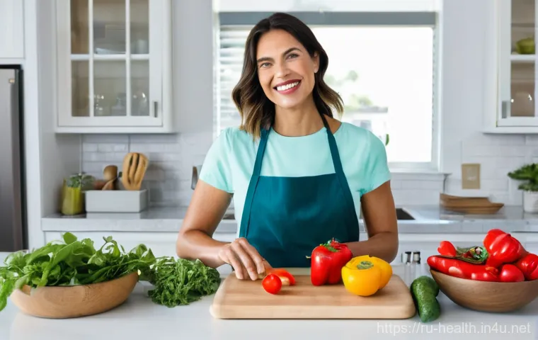 보건학 사례 연구 - A cozy, well-lit living room with natural light coming from a window. A woman in her late 30s, with ...