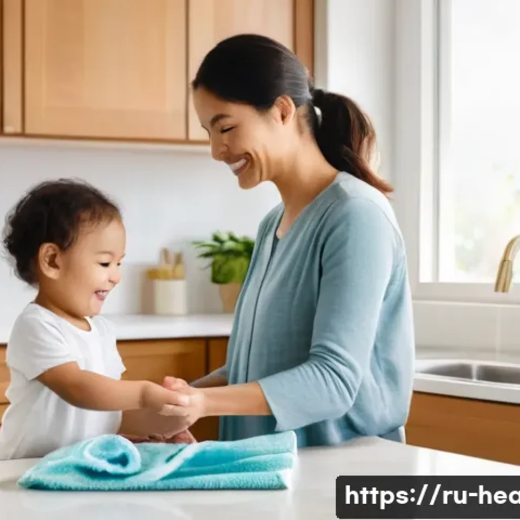 보건학에서의 감염병 관리 - **Prompt 1: A Serene Family's Healthy Habits**
    "A vibrant, high-quality photograph of a diverse,...